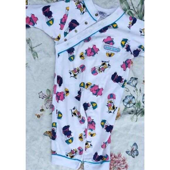 Vintage Mine Alone Animal baby pajamas 9 To 12 Months Set Of 2 - Picture 2 of 6